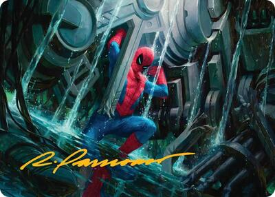 Strength of Will Art Card (Gold-Stamped Signature) card from Art Series: Marvel's Spider-Man