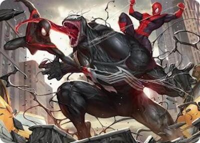 Terrific Team-Up Art Card card from Art Series: Marvel's Spider-Man