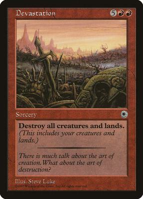 Devastation card from Portal
