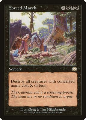 Forced March card from Mercadian Masques