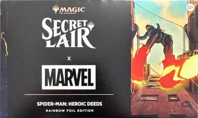 Secret Lair Drop: Secret Lair x Marvel's Spider-Man: Heroic Deeds - Rainbow Foil Edition card from Secret Lair Drop Series