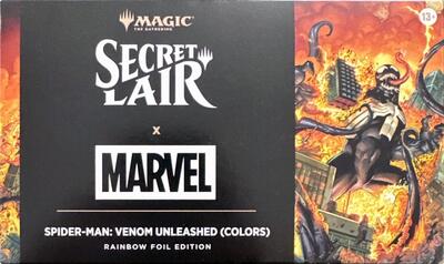 Secret Lair Drop: Secret Lair x Marvel's Spider-Man: Venom Unleashed (Colors) - Rainbow Foil Edition card from Secret Lair Drop Series