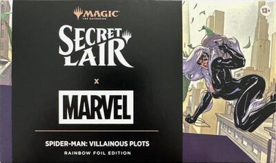 Secret Lair Drop: Secret Lair x Marvel's Spider-Man: Villainous Plots - Rainbow Foil Edition card from Secret Lair Drop Series