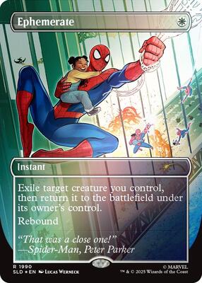 Ephemerate (1990) (Rainbow Foil) card from Secret Lair Drop Series