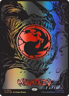 Mountain (1953) (Raised Foil) card from Secret Lair Drop Series