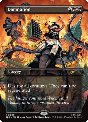 Damnation (2000) card from Secret Lair Drop Series
