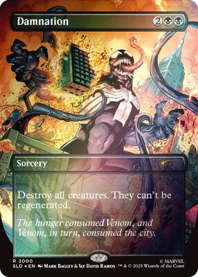 Damnation (2000) (Rainbow Foil) card from Secret Lair Drop Series