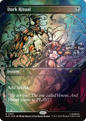 Dark Ritual (2001) (Rainbow Foil) card from Secret Lair Drop Series