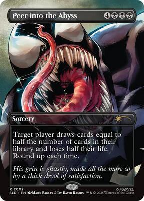 Peer into the Abyss (2002) card from Secret Lair Drop Series