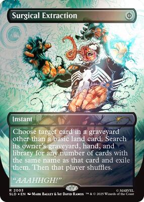 Surgical Extraction (2003) (Rainbow Foil) card from Secret Lair Drop Series