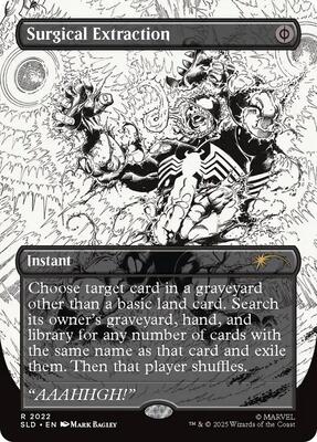 Surgical Extraction (2022) card from Secret Lair Drop Series