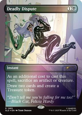 Deadly Dispute (1985) (Rainbow Foil) card from Secret Lair Drop Series