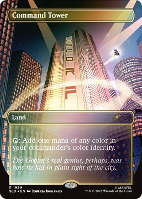 Command Tower (1989) (Rainbow Foil) card from Secret Lair Drop Series