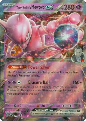 Team Rocket's Mewtwo ex - 216 card from SV: Scarlet & Violet Promo Cards