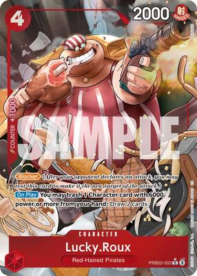 Lucky.Roux (Alternate Art) card from Premium Booster -The Best- Vol. 2