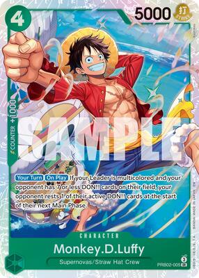 Monkey.D.Luffy - PRB02-005 card from Premium Booster -The Best- Vol. 2
