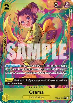 Otama (Alternate Art) card from Premium Booster -The Best- Vol. 2