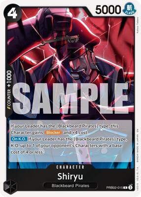 Shiryu card from Premium Booster -The Best- Vol. 2