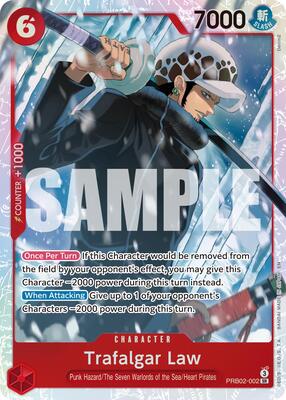 Trafalgar Law - PRB02-002 card from Premium Booster -The Best- Vol. 2