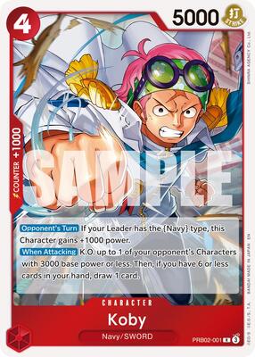 Koby card from Premium Booster -The Best- Vol. 2