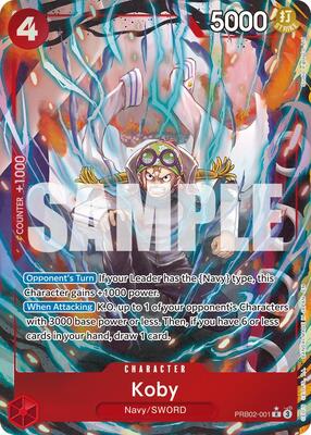 Koby (Alternate Art) card from Premium Booster -The Best- Vol. 2
