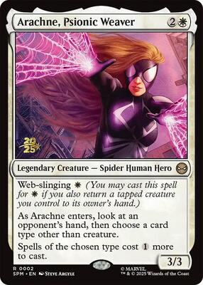 Arachne, Psionic Weaver card from Prerelease Cards