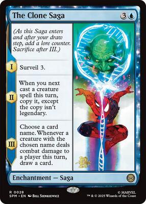 The Clone Saga card from Prerelease Cards
