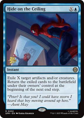 Hide on the Ceiling card from Prerelease Cards