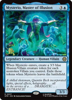 Mysterio, Master of Illusion card from Prerelease Cards
