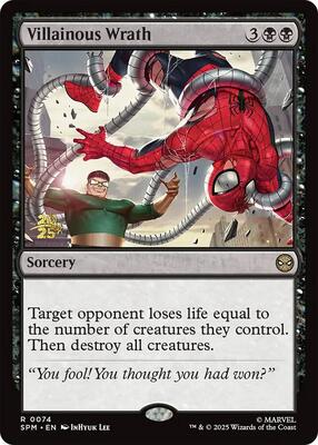 Villainous Wrath card from Prerelease Cards
