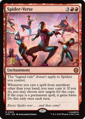 Spider-Verse card from Prerelease Cards