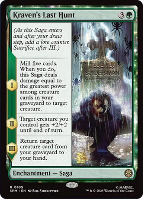 Kraven's Last Hunt card from Prerelease Cards