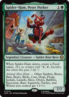 Spider-Ham, Peter Porker card from Prerelease Cards