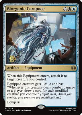 Biorganic Carapace card from Prerelease Cards