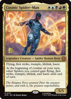 Cosmic Spider-Man card from Prerelease Cards