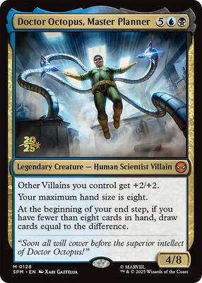 Doctor Octopus, Master Planner card from Prerelease Cards