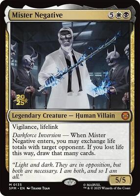 Mister Negative card from Prerelease Cards