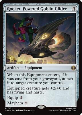 Rocket-Powered Goblin Glider card from Prerelease Cards