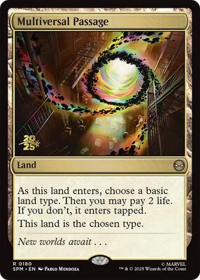 Multiversal Passage card from Prerelease Cards