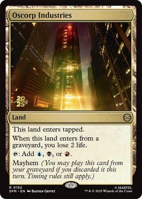 Oscorp Industries card from Prerelease Cards