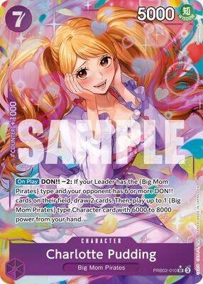 Charlotte Pudding - PRB02-010 (Alternate Art) card from Premium Booster -The Best- Vol. 2