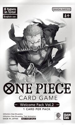 Welcome Pack Vol. 2 card from One Piece Promotion Cards