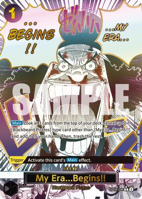 My Era...Begins!! (Alternate Art) card from Premium Booster -The Best- Vol. 2
