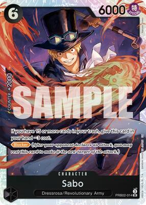 Sabo - PRB02-014 card from Premium Booster -The Best- Vol. 2