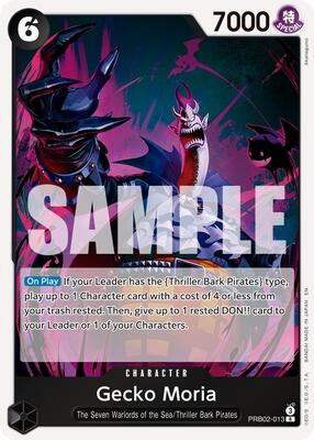 Gecko Moria card from Premium Booster -The Best- Vol. 2