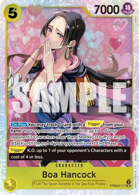 Boa Hancock card from Premium Booster -The Best- Vol. 2
