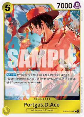 Portgas.D.Ace - PRB02-018 card from Premium Booster -The Best- Vol. 2