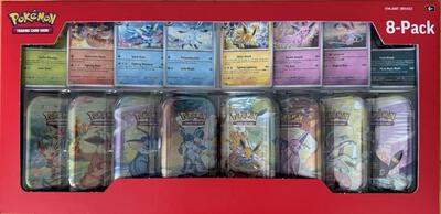 Costco Prismatic Evolutions 8-Pack Mini Tins card from Miscellaneous Cards & Products
