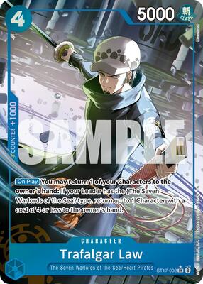 Trafalgar Law - ST17-002 (Alternate Art) card from Premium Booster -The Best- Vol. 2