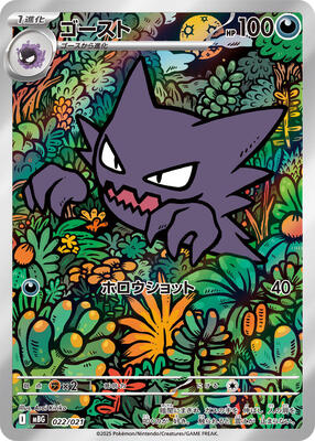 Haunter - 022/021 card from MBG: MEGA Starter Set Mega Gengar ex